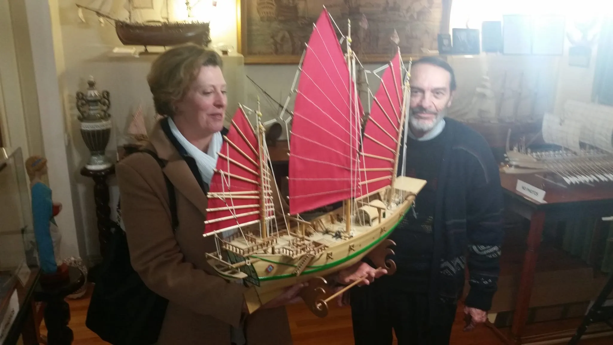 The Chinese Junk: Visitors with Denis