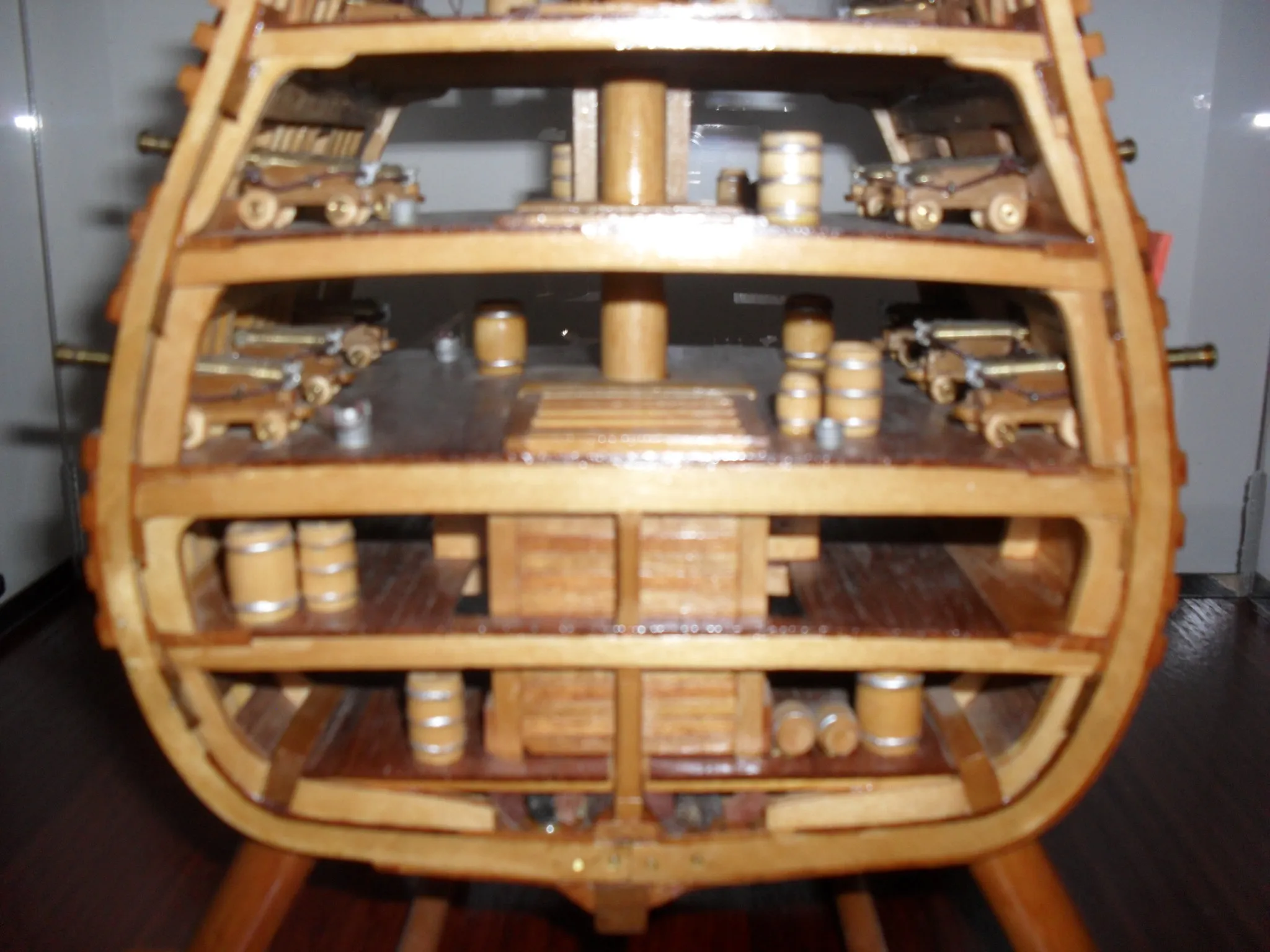 The Vasa: Mid section ballast and ammunition
