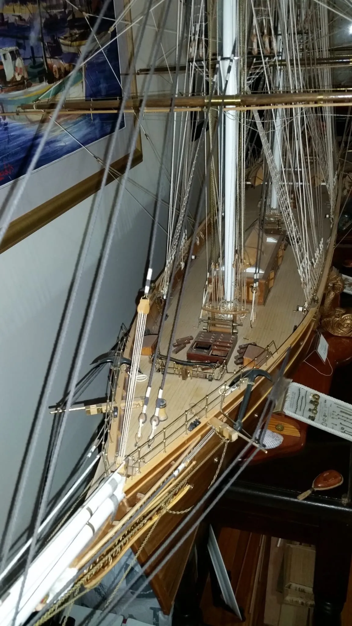The Cutty Sark: Rigging and hull