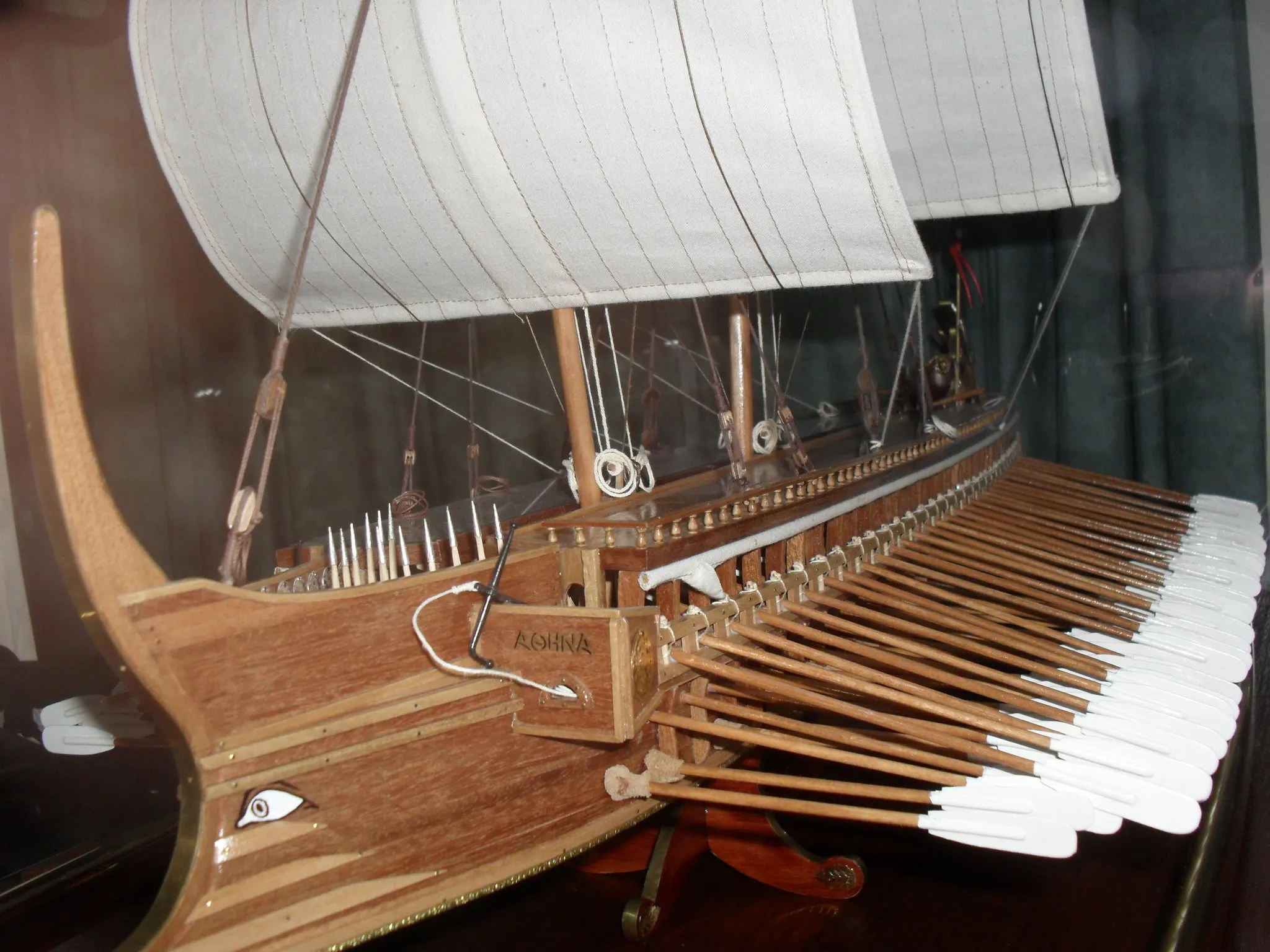 The Athenian Trireme: Second trireme bow