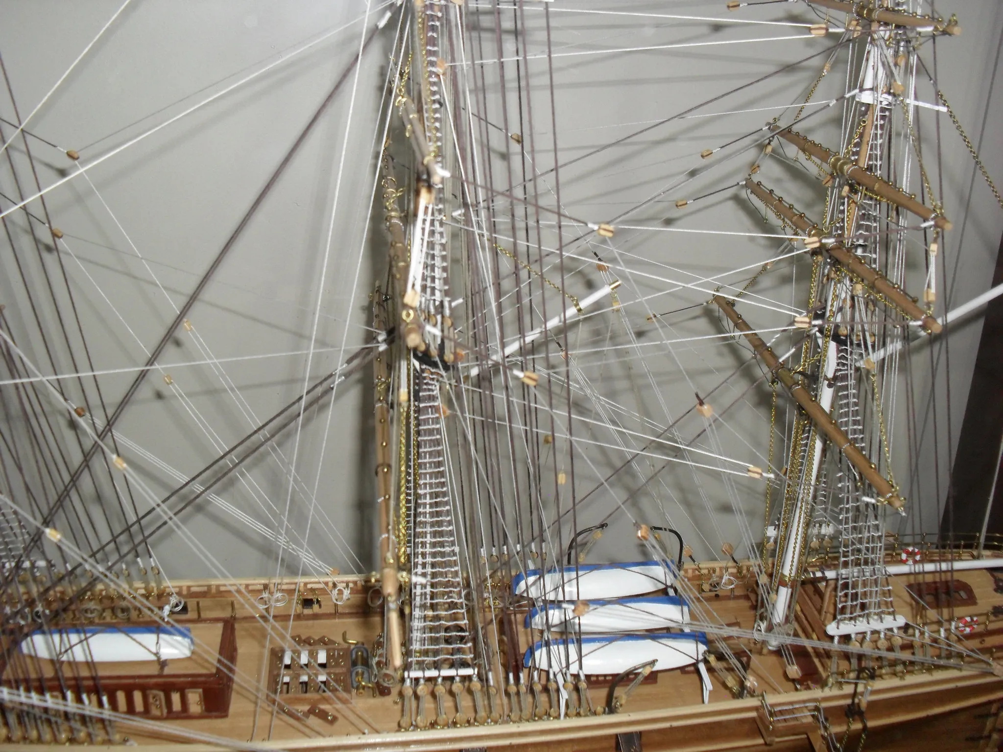 The Cutty Sark: The smaller model